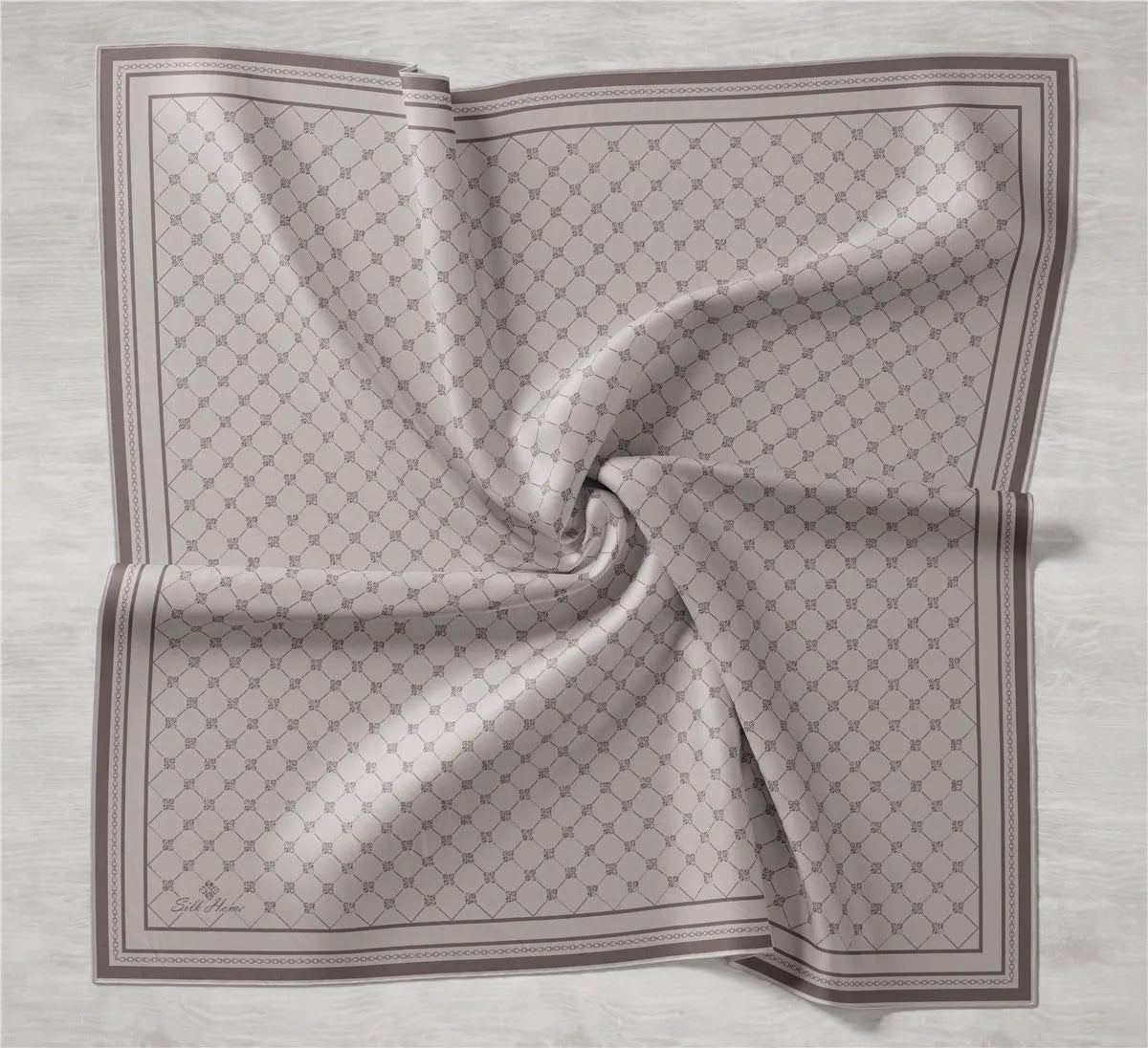 Silkhome Geometrik Desen Tivil İpek Eşarp 11393-09
