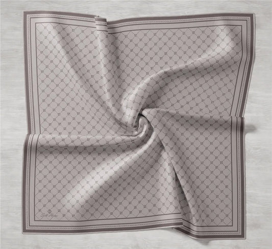 Silkhome Geometrik Desen Tivil İpek Eşarp 11393-09